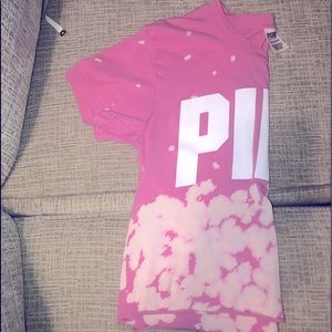 PINK TYE DYED CROP TOP!